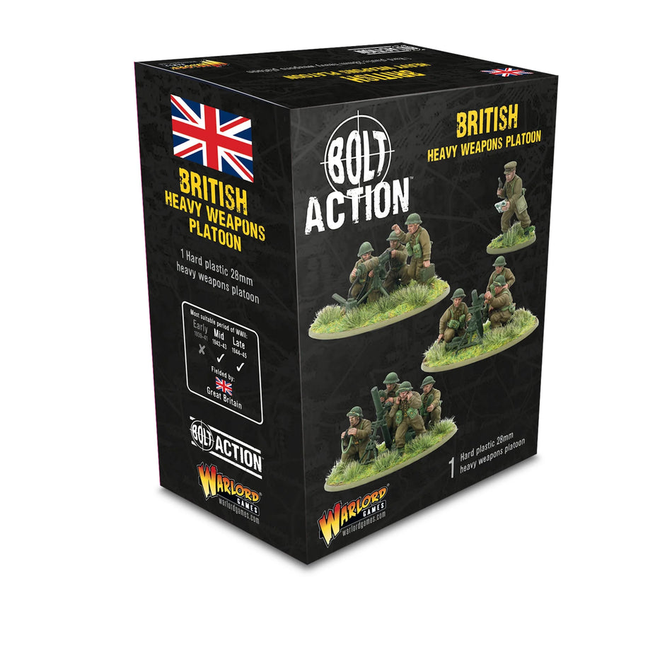 British Heavy weapons platoon (plastic) (Pre-Order July 2026)