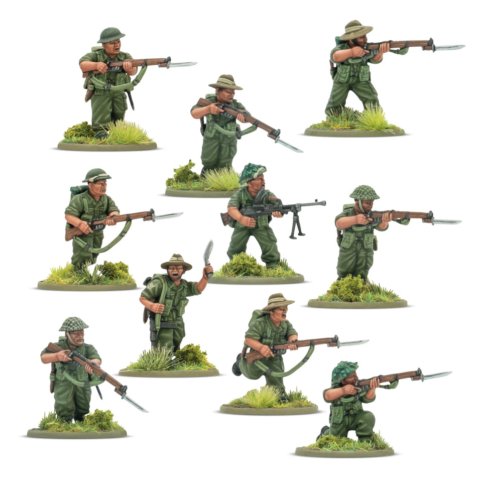 Bolt Action Gurkha Infantry Platoon (Pre-Order July 2026)