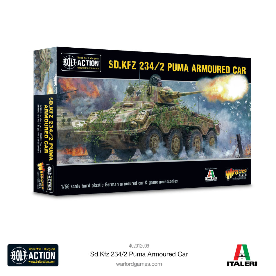 Bolt Action German Puma Sd.Kfz 234/2 Armoured Car