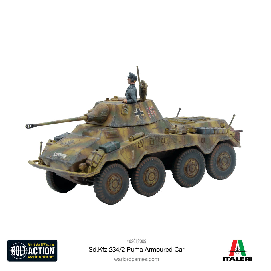 Bolt Action German Puma Sd.Kfz 234/2 Armoured Car