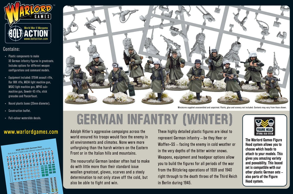 Bolt Action Germans Grenadiers (Winter) Platoon