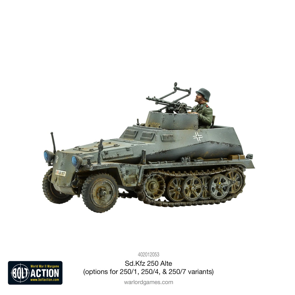 Bolt Action German Sd.Kfz 250 Alte (Options for 250/1, 250/4 & 250/7)