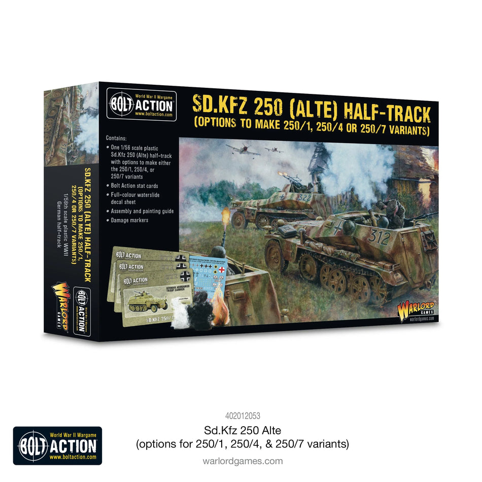 Bolt Action German Sd.Kfz 250 Alte (Options for 250/1, 250/4 & 250/7)