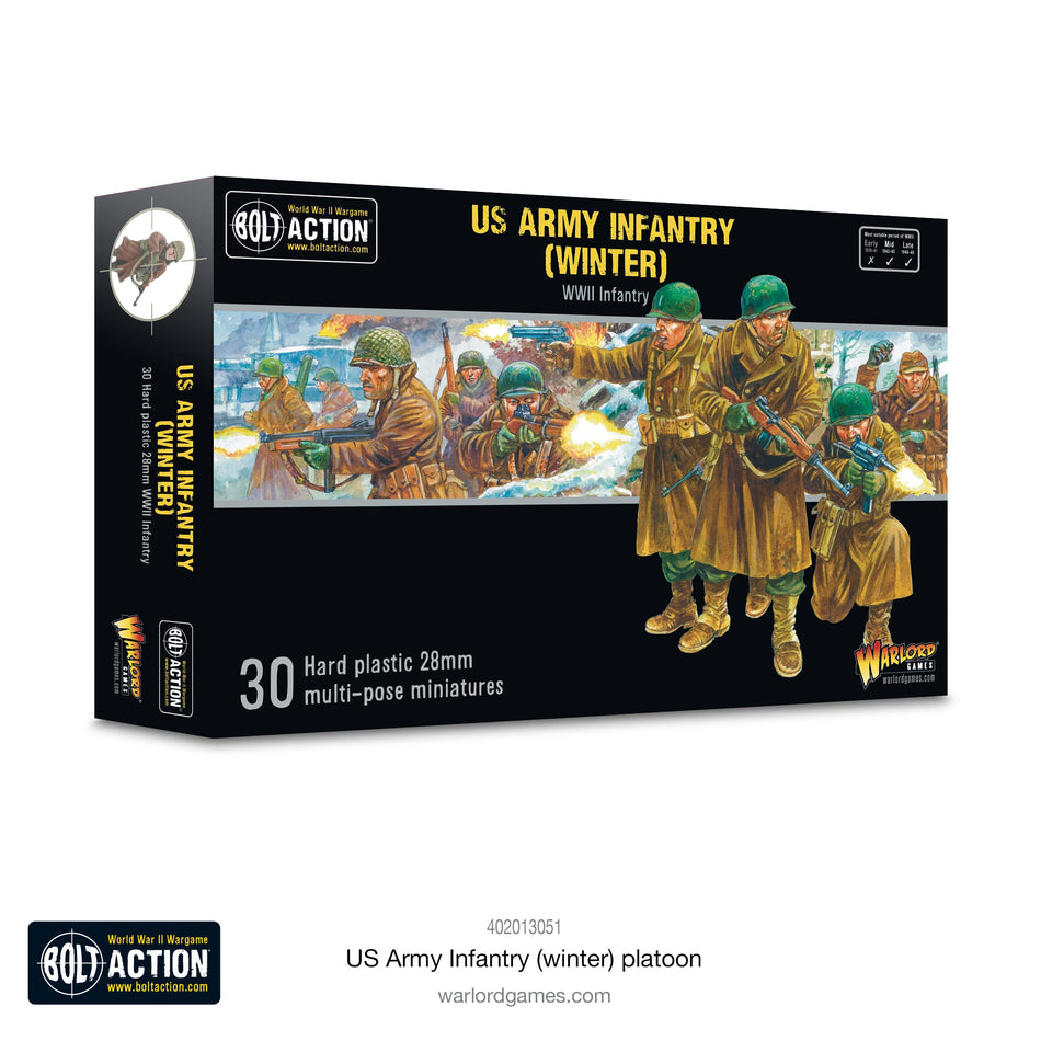 Bolt Action US Army Winter Platoon