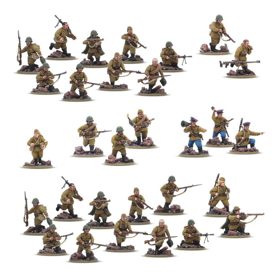Bolt Action Soviet Army Infantry Platoon (Pre-Order October 2025)