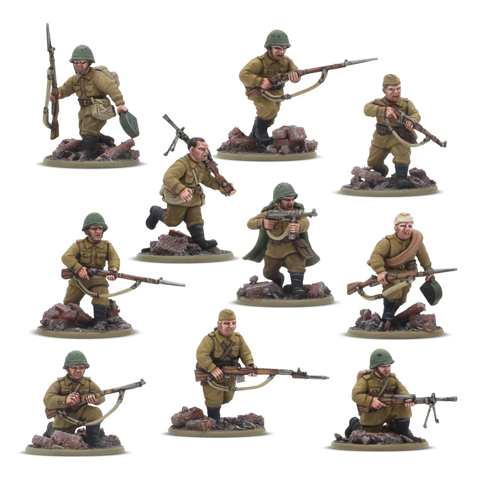 Bolt Action Soviet Army Infantry Platoon (Pre-Order October 2025)