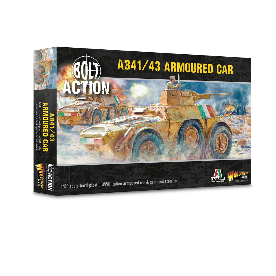Bolt Action Autoblinda AB41/43 Armoured Car