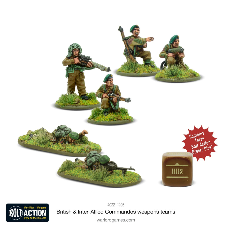 Bolt Action British & Inter Allied Commandos Weapons Teams