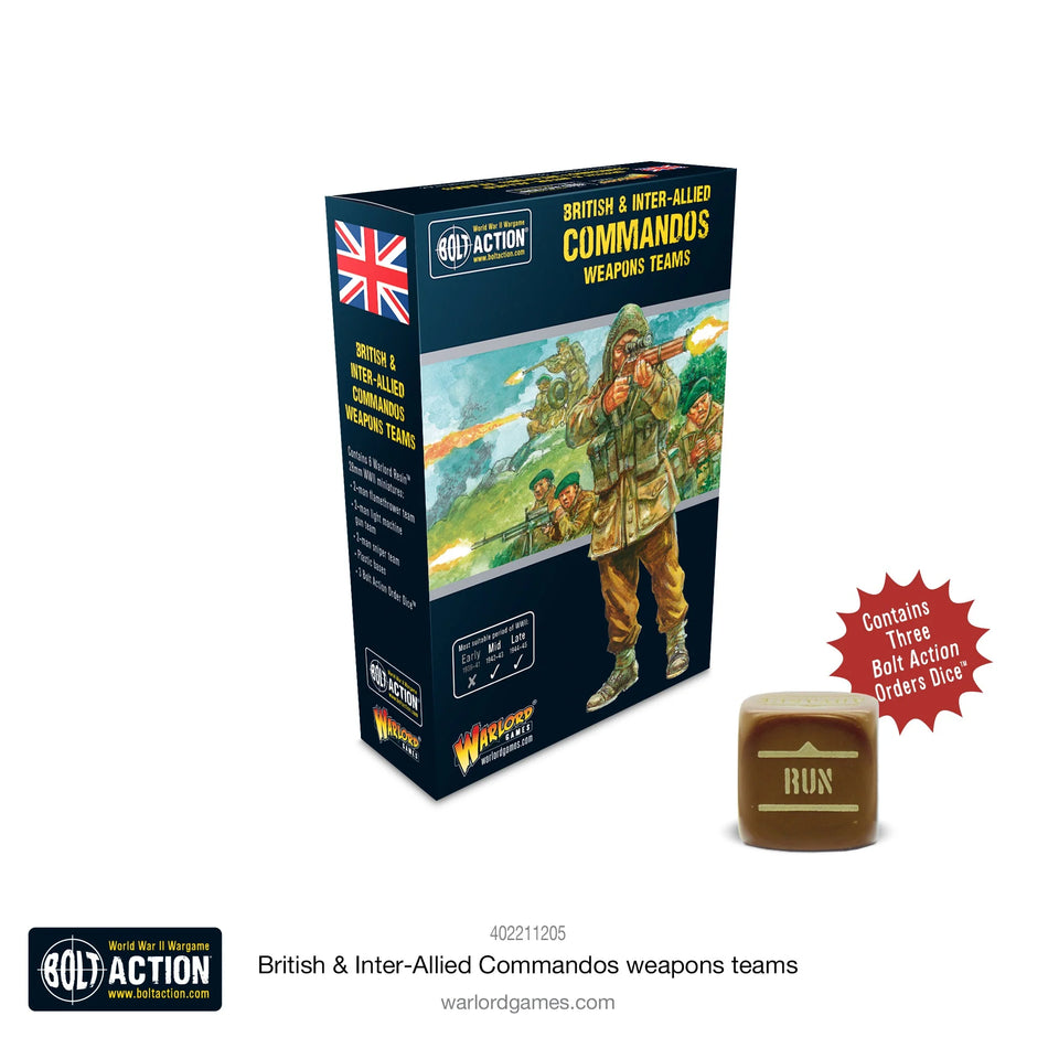 Bolt Action British & Inter Allied Commandos Weapons Teams