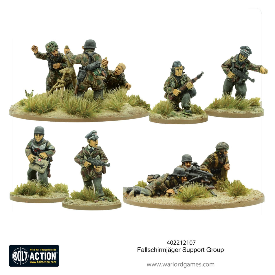 Bolt Action German Fallschrimjager Support Group