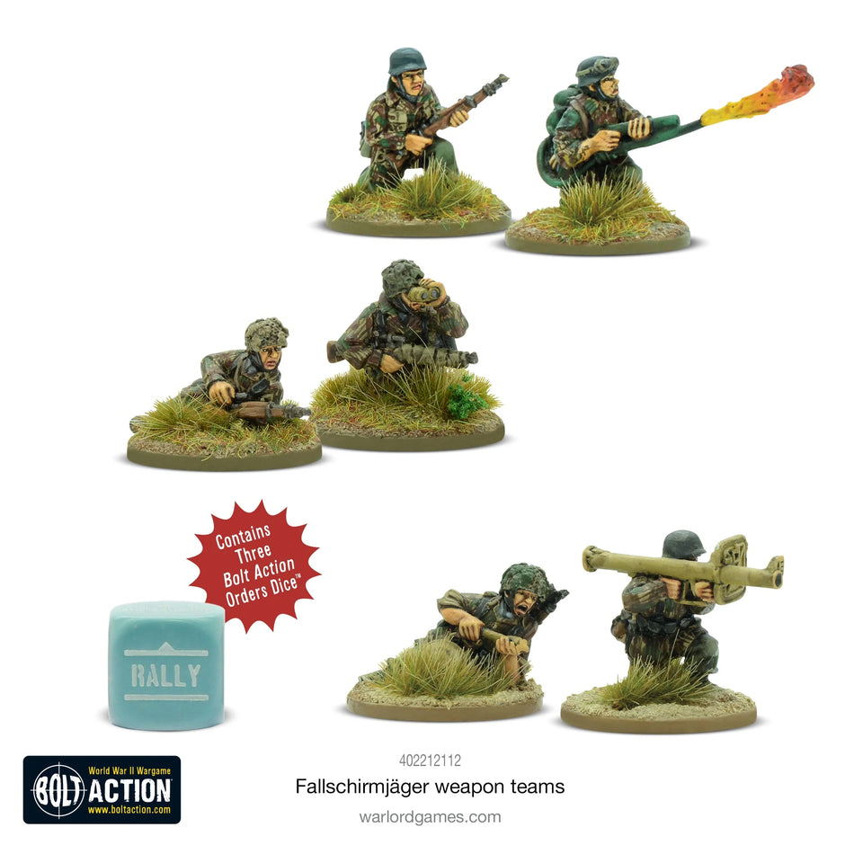 Bolt Action Fallschirmjäger weapons teams