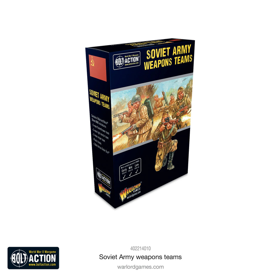 Bolt Action Soviet Army Weapons Teams