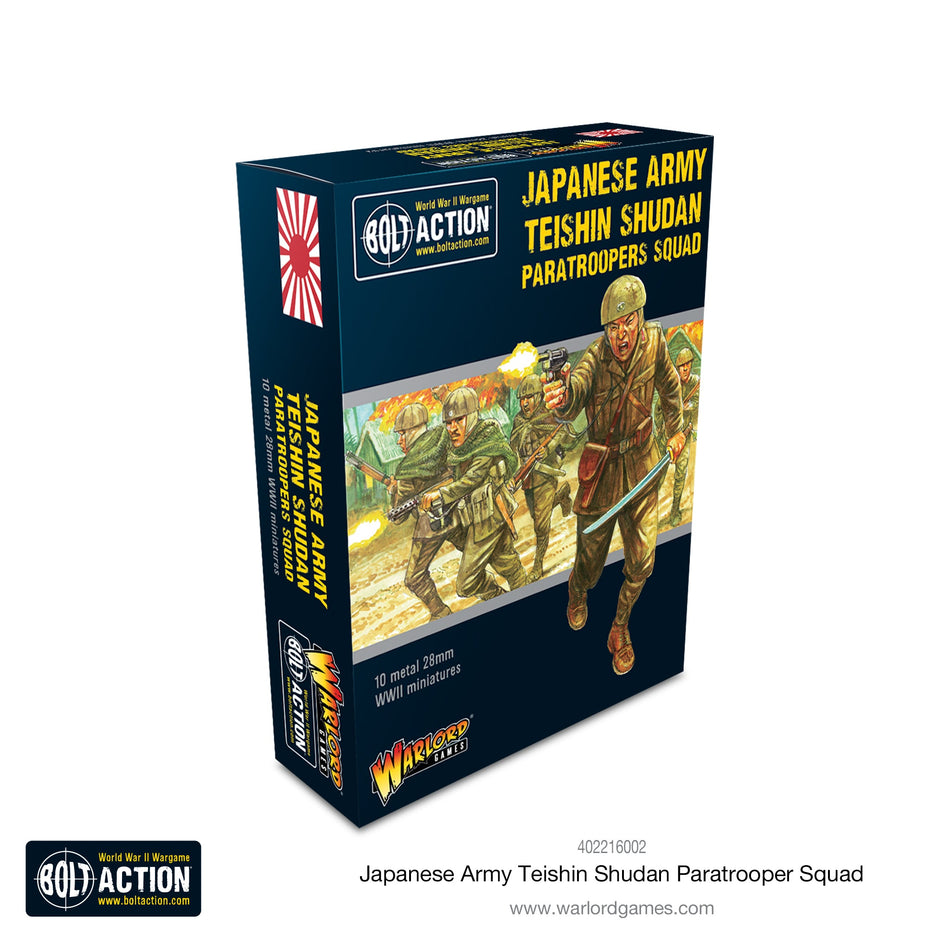 Bolt Action Japanese Teishin Shudan Paratrooper Squad