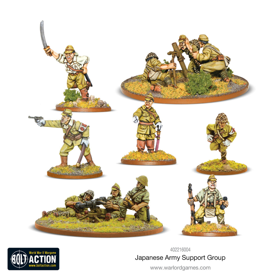 Bolt Action Japanese Army Support Group