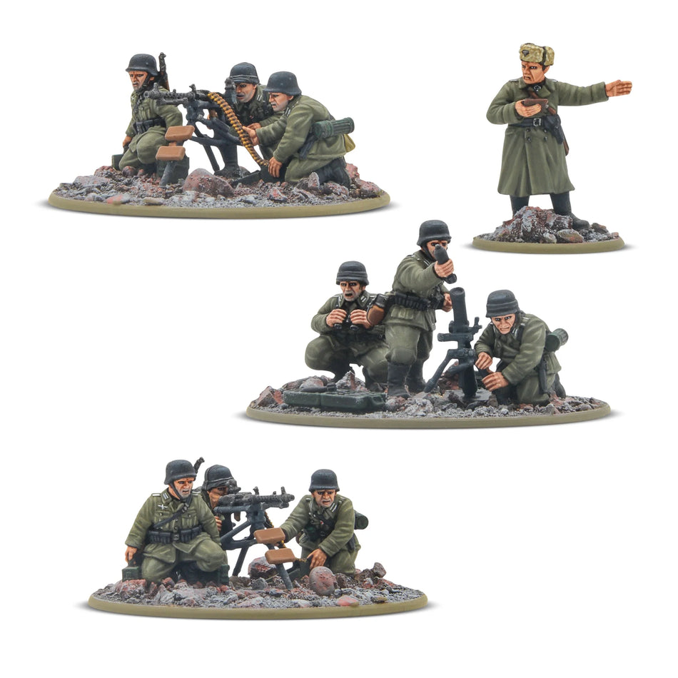 Bolt Action German Veteran Infantry Heavy Weapons Platoon