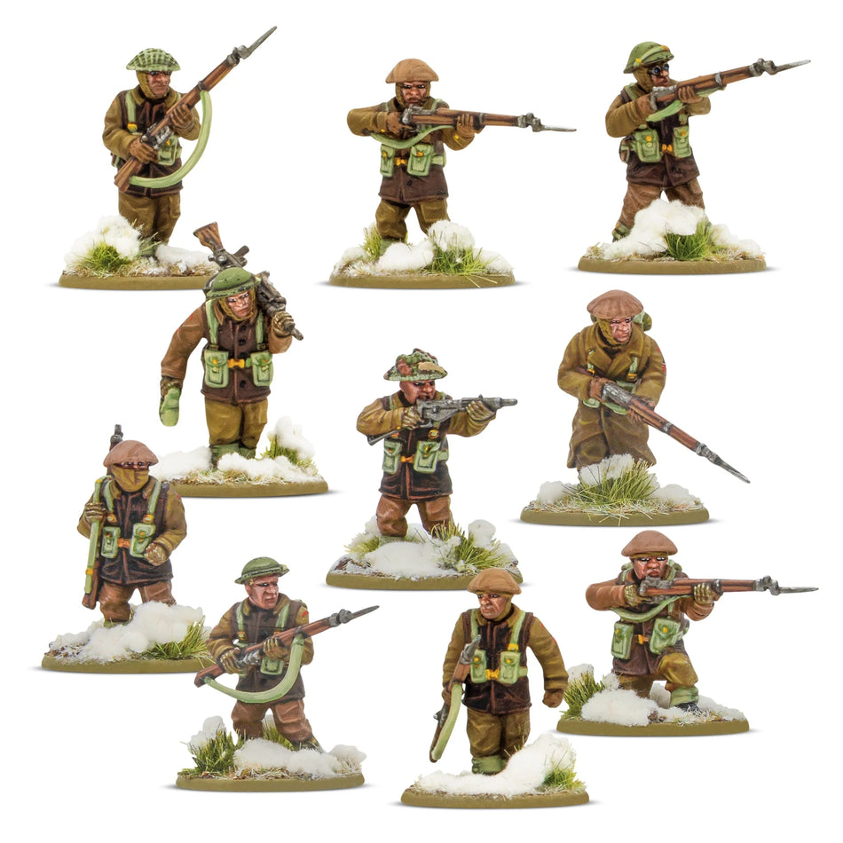 Bolt Action Crossing the Rhine: British & Canadian (Winter) Starter Army (Pre-Orderv July 2025)