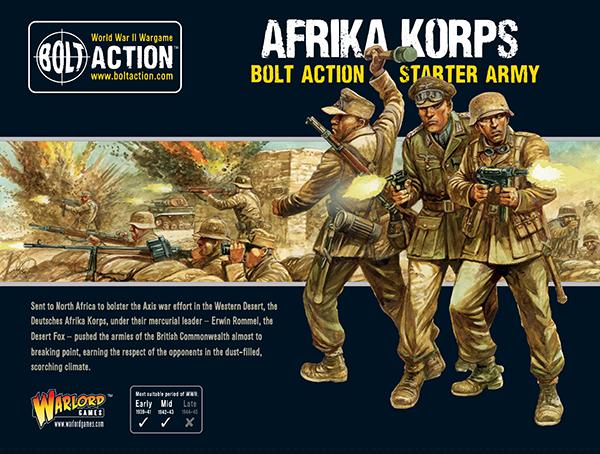 Bolt Action Afrika Korps Army Starter Army