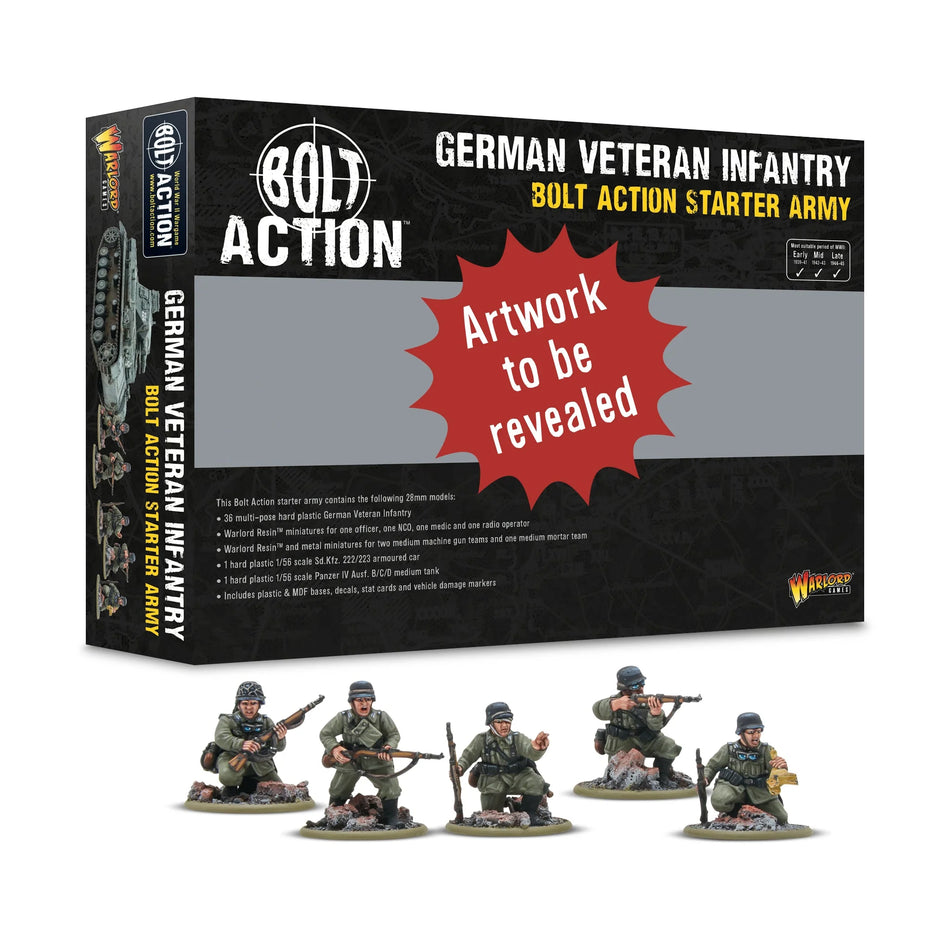 Bolt Action German Veteran Infantry Starter Army