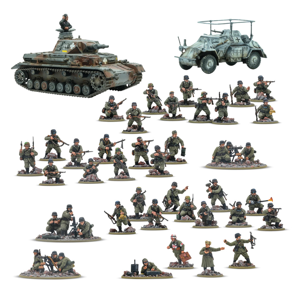 Bolt Action German Veteran Infantry Starter Army