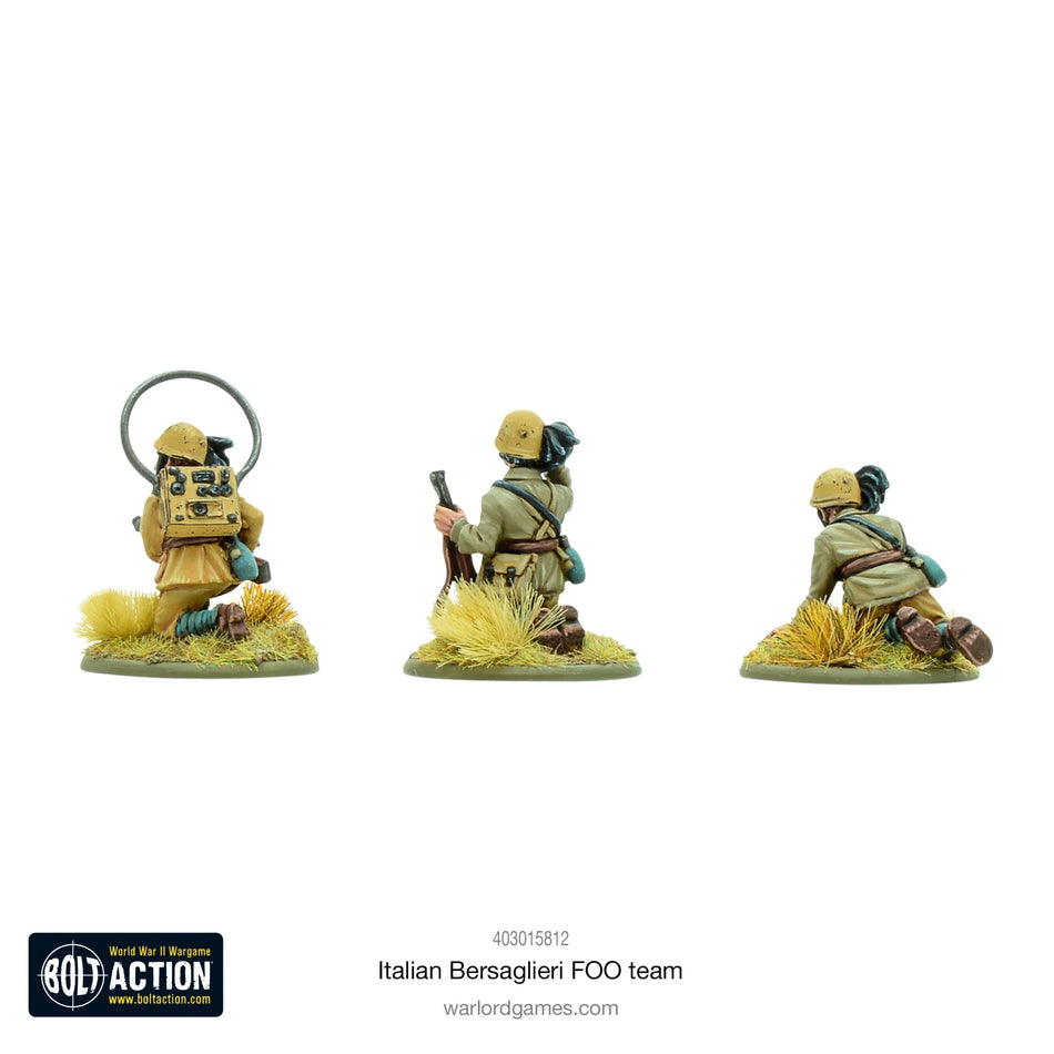 Bolt Action Italian Bersaglieri FOO team