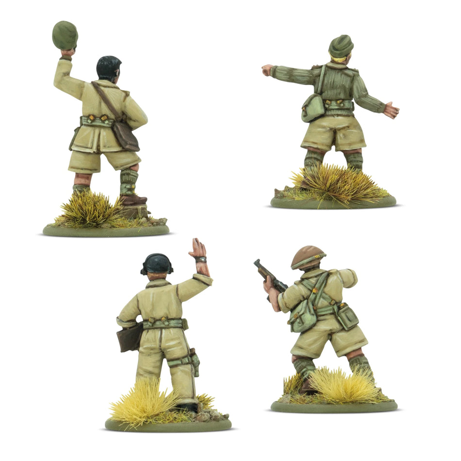 Bolt Action British 8th Army platoon commanders