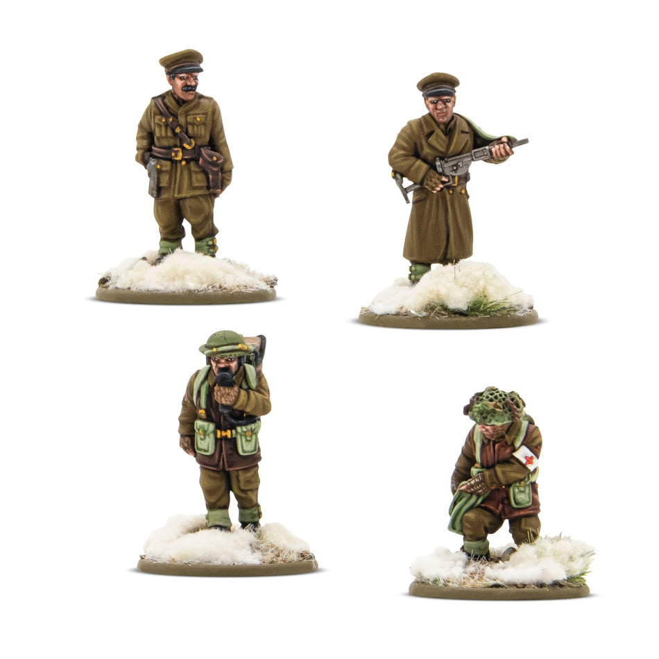 Bolt Action   British & Canadian Infantry (Winter) HQ