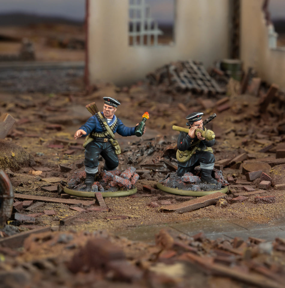 Bolt Action Soviet Naval Brigade ‘Tank Hunters’ Anti-Tank Team