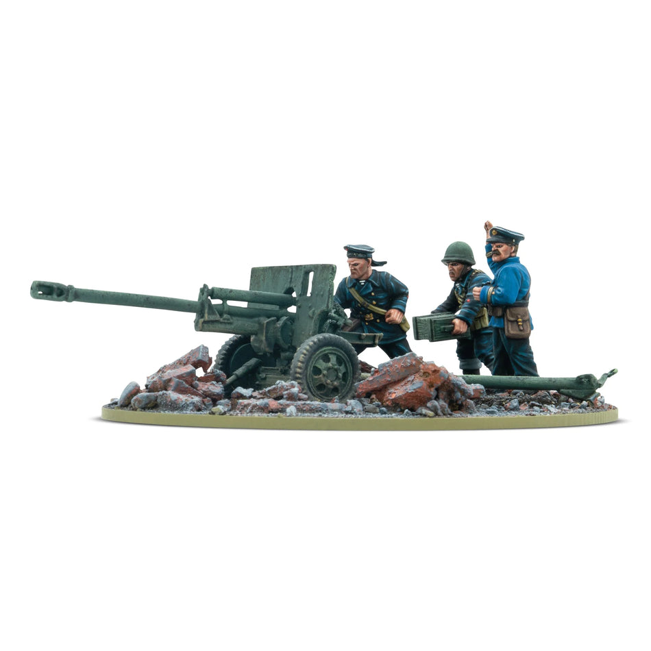 Bolt Action ZiS-3 DIvisional Gun with Soviet Naval Brigade Crew