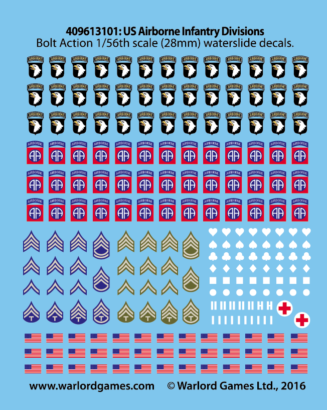 Bolt Action US Airborne Transfer Sheet