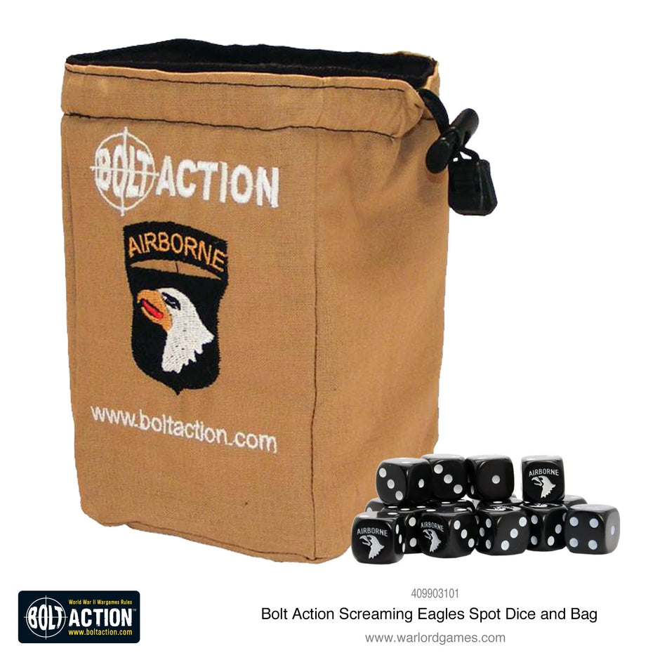 Bolt Action Screaming Eagles Dice Bag