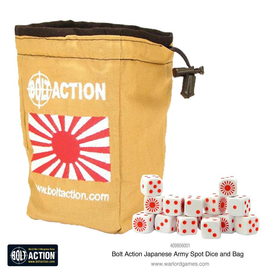 Bolt Action Dice Bag - Imperial Japanese Army