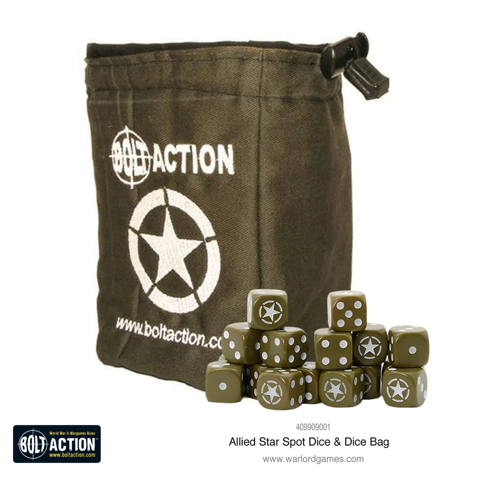 Bolt Action Dice Bag - Allied Star