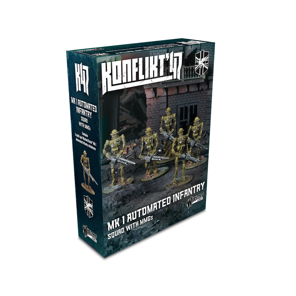 Konflikt '47 Commonwealth Mk I Automated Infantry Squad with MMG (Pre-Order Feb 19th 2026)