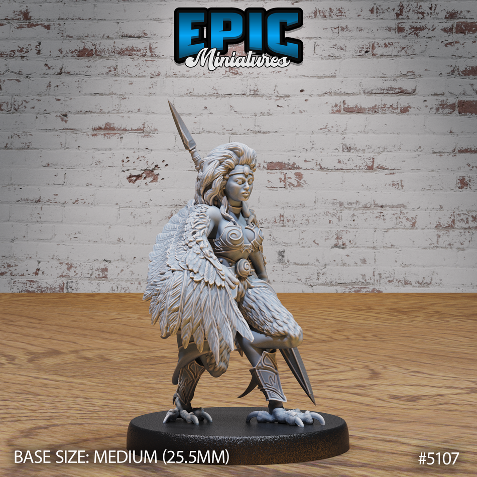 Captured Harpy Walking