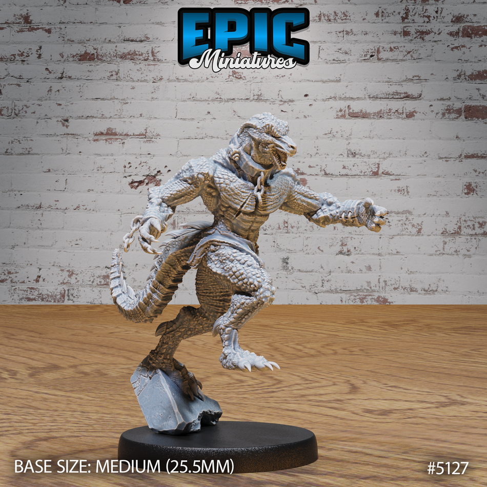 Lizardfolk Slave Attack