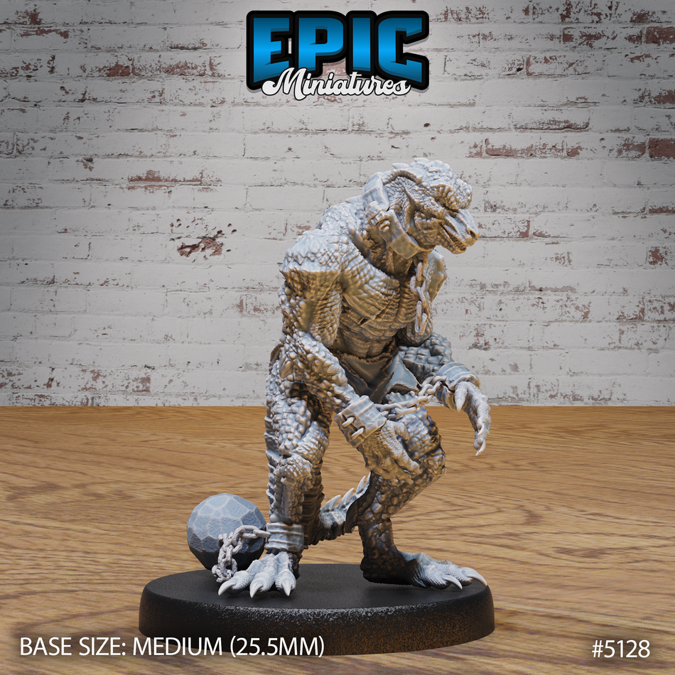 Lizardfolk Slave Chained