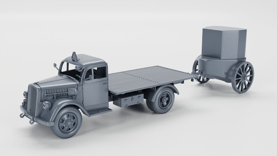 German Opel Blitz 3 ton S standard & flatbed