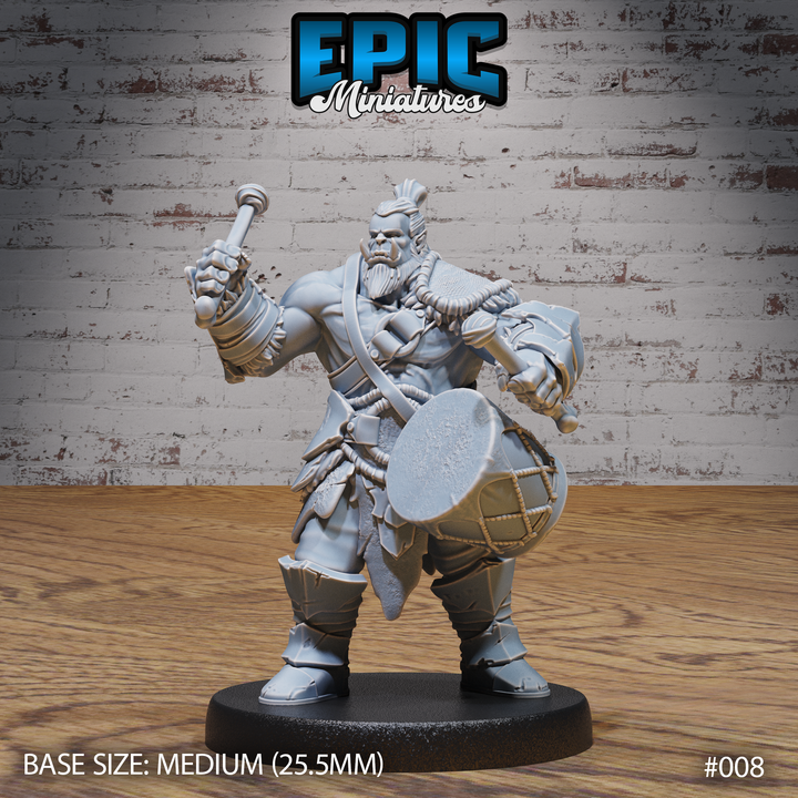 Orc Drummer 3D Print