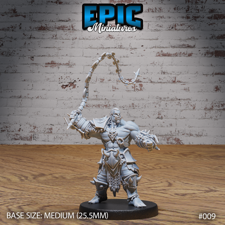 Orc with Whip 3D Print