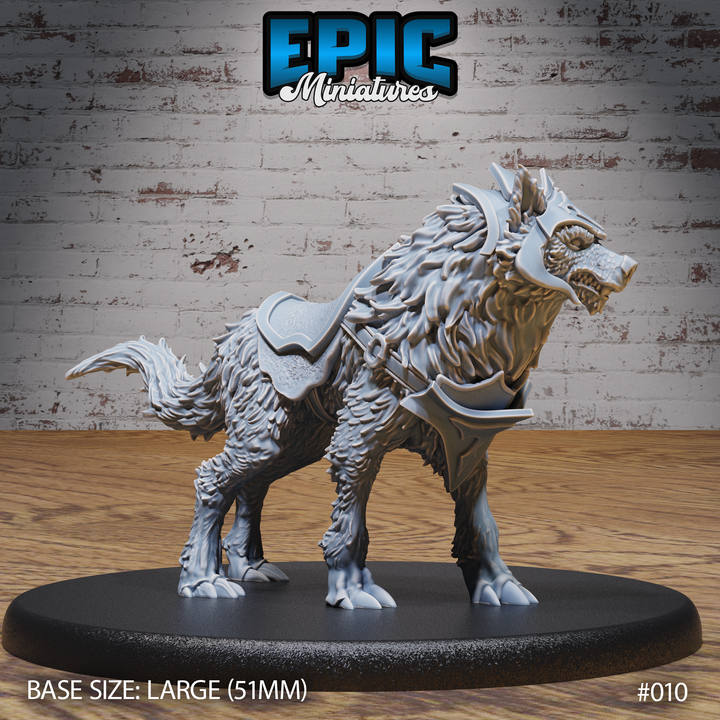 Orc Army Wolf Mount 3D Print