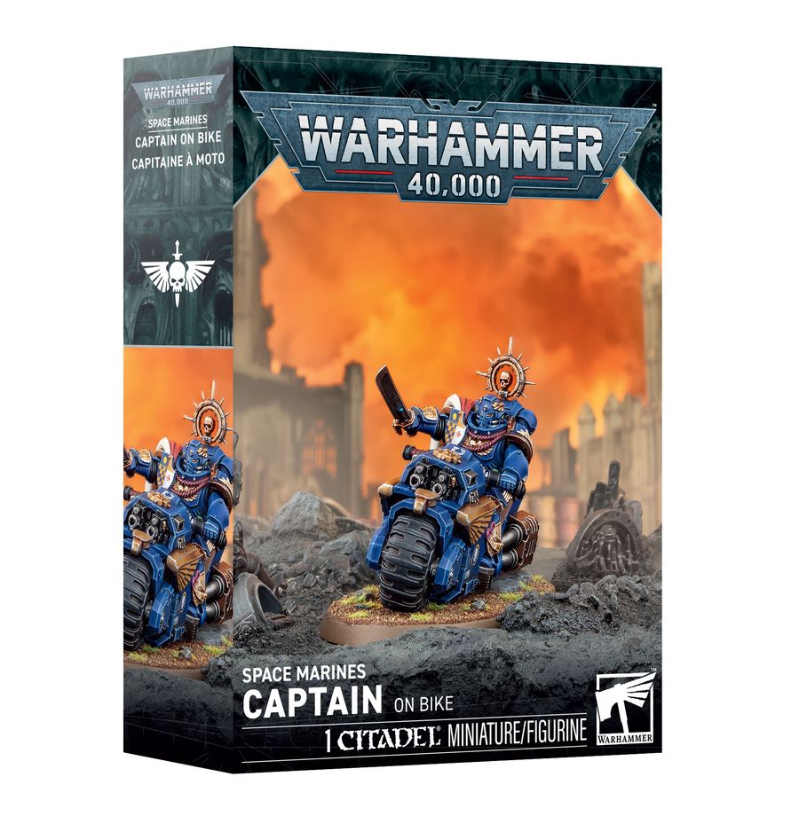 Space Marine Captain on Bike (Pre-Order October 3rd 2026)