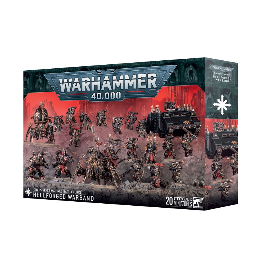 Chaos Space Marines Battleforce: Hellforged Warband (Pre-Order November 28th 2025)