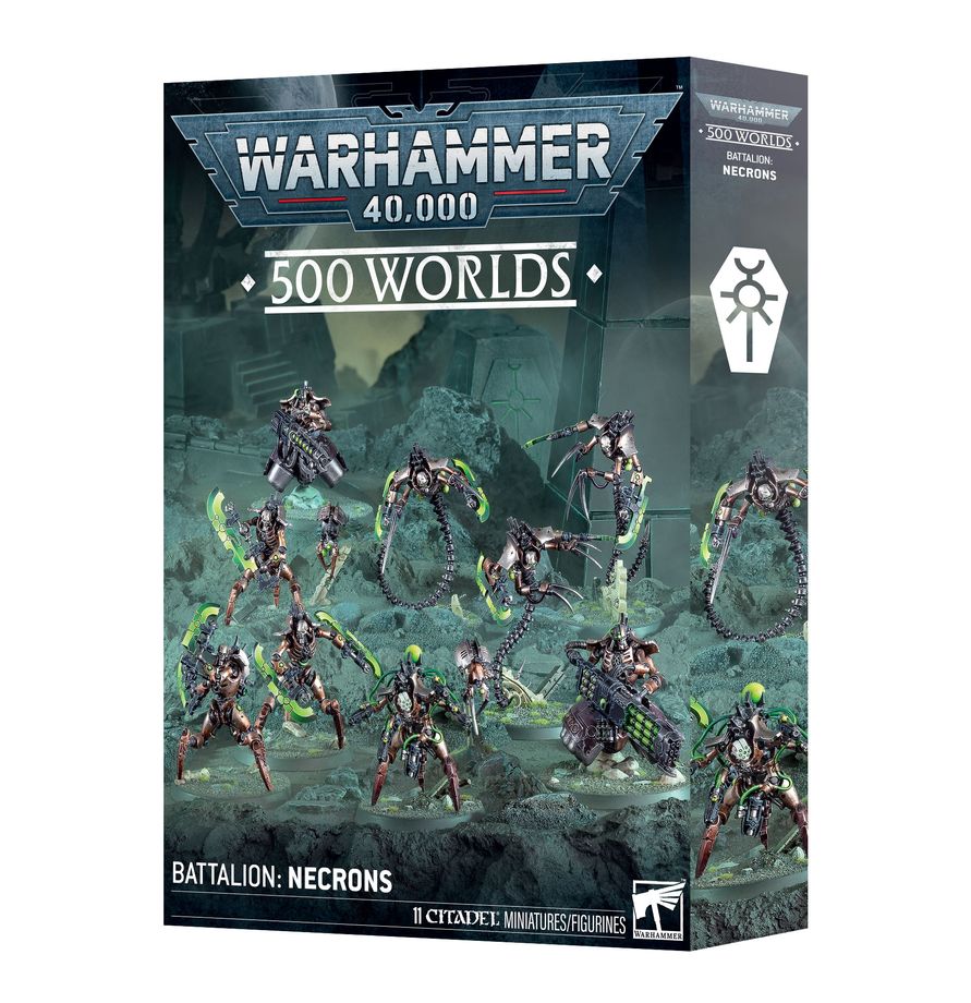 Warhammer 40k Necron 500 Worlds Battalion: Necrons (Pre-Order January 24th 2026)