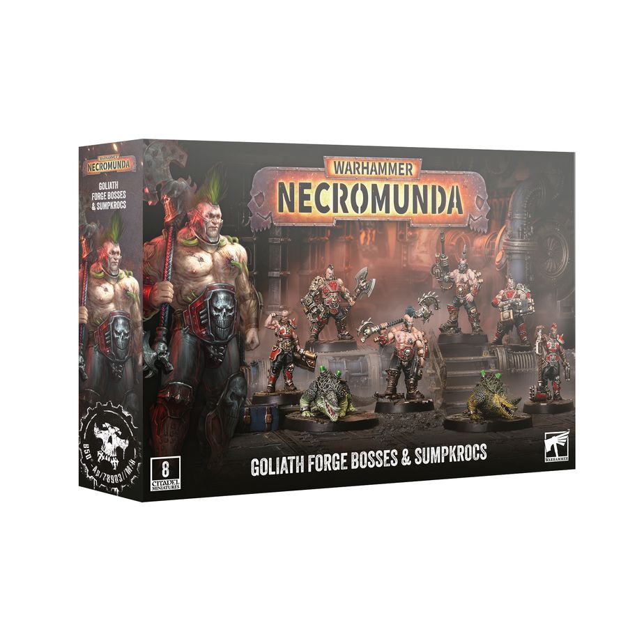Warhammer Necromunda Goliath Forge Bosses & Sumpkrocs (Pre-Order September 19th 2026)
