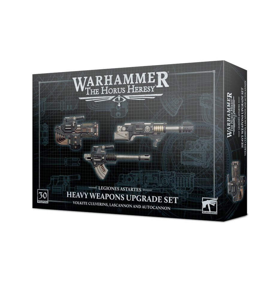 Warhammer: The Horus Heresy – Heavy Weapons Upgrade Set - Volkite Culverins, Lascannons, and Autocannons