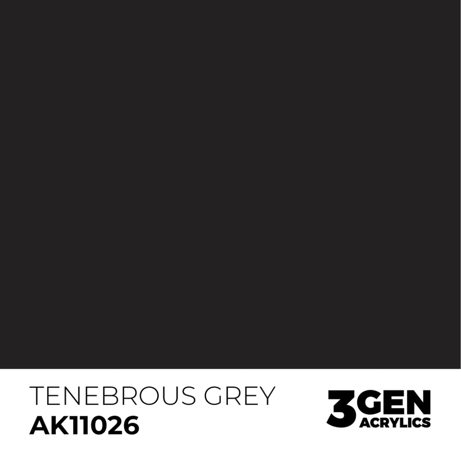 AK Interactive 3GEN - AK11026 TENEBROUS GREY – STANDARD