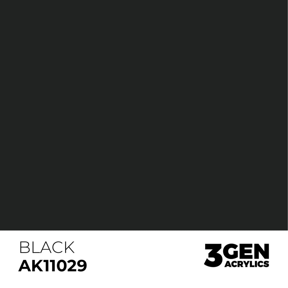AK Interactive 3GEN - AK11029 BLACK – INTENSE
