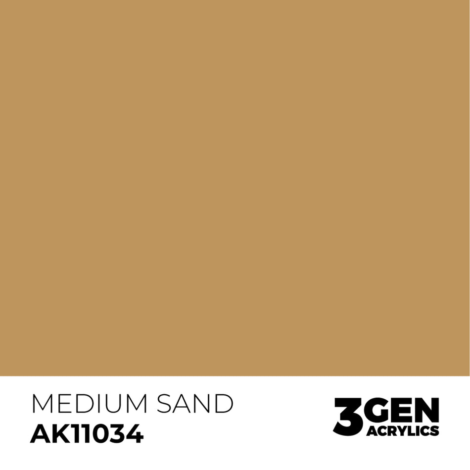 AK Interactive 3GEN - AK11034 MEDIUM SAND – STANDARD