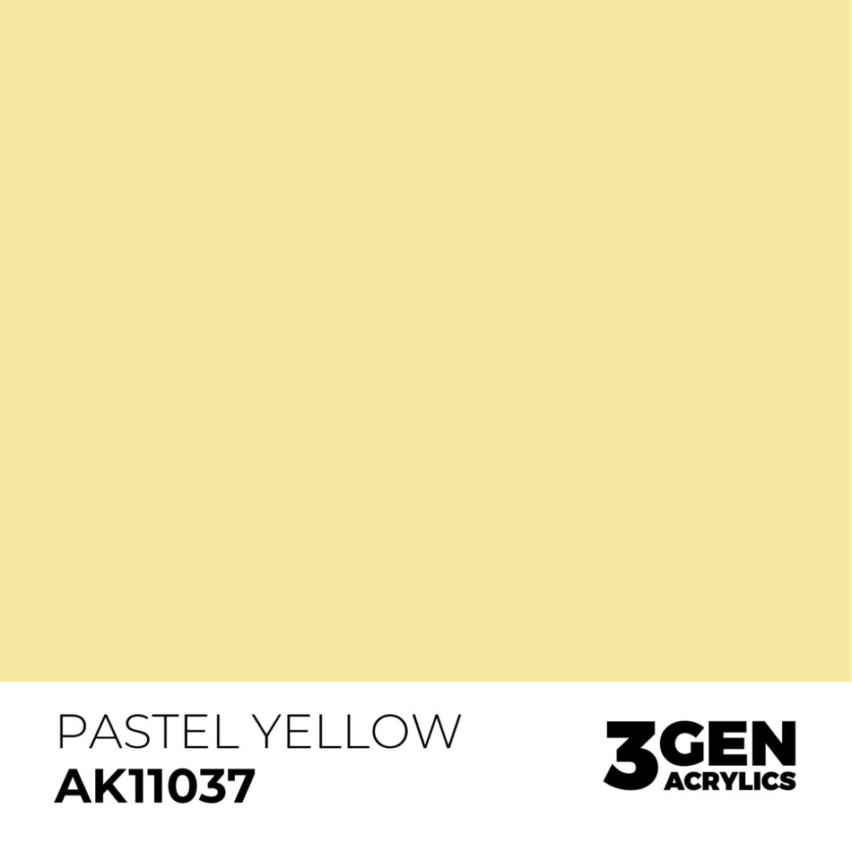 AK Interactive 3GEN - AK11037 PASTEL YELLOW – PASTEL