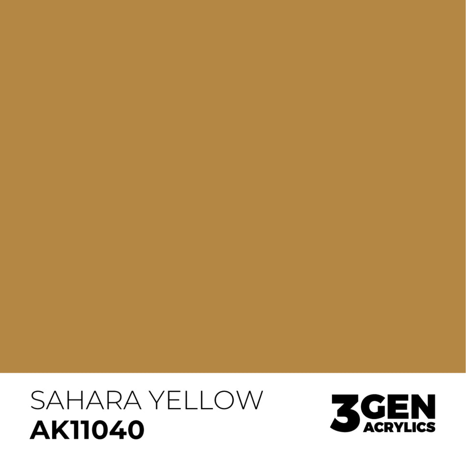 AK Interactive 3GEN - AK11040 SAHARA YELLOW – STANDARD
